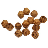 Natural Pattern Prismatic Pine Earrings Pine Beads – Small Gift Ideas — 6