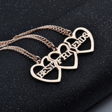 Series Three-piece Girlfriend Heart Necklace – Jewelry Gift Ideas — 4
