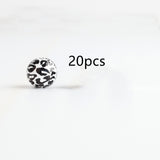 Leopard Pattern Cow Pattern Colored Wood Beads – Stylish Gifts — 15