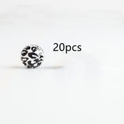 Leopard Pattern Cow Pattern Colored Wood Beads – Stylish Gifts — 15