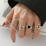 Fashionable Heart Dollar Smiling Face Ring – Meaningful Gifts — 6