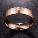 Wide Rose Gold Carved Men Ring – Gifts for Him — 1
