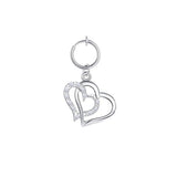 Heart-shaped Zircon Ring Without Perforation Body – Jewelry Gift Ideas — 18
