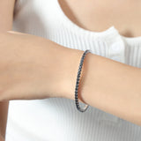 Colorful Zircon Stretch Bracelet Titanium Steel – Jewelry Gift Ideas — 8