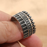 Titanium Steel Viking Warrior Ring Vintage Men Punk – Gifts for Him — 7