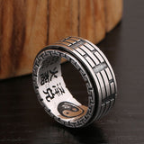 Handmade Vintage Thai Silver Turning Scripture Big – Gifts for Him — 4