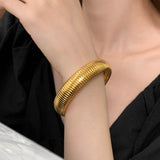 Women's Fashion Stretch Titanium Steel Snake Bone – Stylish Gifts — 20