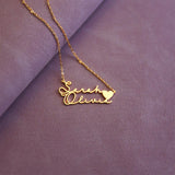 Stainless Steel English Double-layer Pendant – Jewelry Gift Ideas — 2