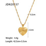 18K Stainless Steel Pendant Necklace – Jewelry Gift Ideas — 15