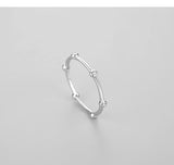 S925 Sterling Silver Simple Ring Female Japanese – Gifts for Her — 7