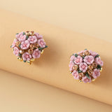 Romantic Ceramic Flower Rose Diamond Metal Alloy – Gifts for Couples — 15