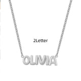Personalized 3D Bubble Name Necklace – Jewelry Gift Ideas — 4