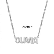 Personalized 3D Bubble Name Necklace – Jewelry Gift Ideas — 4