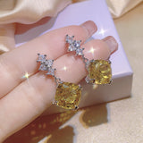 Aquamarine Topaz Pendant Yellow Diamond Suit – Jewelry Gift Ideas — 17