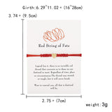 Red Rope Love 6 Knot Lucky Bracelet – Jewelry Gift Ideas — 8