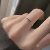 Sterling Silver Little Complex Women's Fashion Ring – Stylish Gifts — 3
