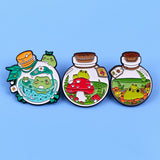 Frog Brooch Cartoon Golden M Badge Clothing – Stylish Gifts — 1