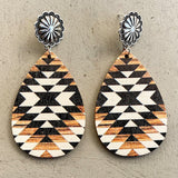 Women's Fashion Retro Geometric Wooden Earrings – Stylish Gifts — 5
