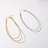 Triple Layered Hip Hop Necklace For Women – Jewelry Gift Ideas — 3