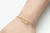 Geometric Mother And Baby Giraffe Bracelet – Jewelry Gift Ideas — 3