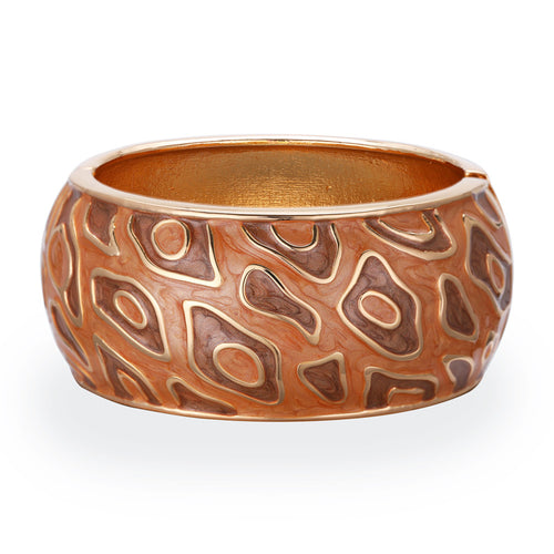 Colorblock Drum Vintage Oil Drip Traced Gold – Jewelry Gift Ideas — 2