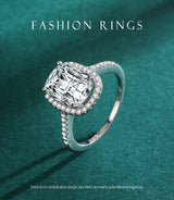 Women's S925 Sterling Silver Princess Ring – Gifts for Her — 2