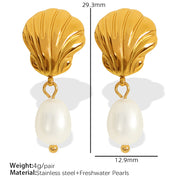 Spiral Pearl Simple And Light Luxury Ocean Style Shell – Stylish Gifts — 11