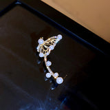 925 Silver Needle Korean Fashion Personality Pearl – Stylish Gifts — 1