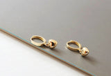 Women's Fashion Pure 14k10k Gold Earrings – Stylish Gifts — 3