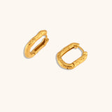 Distressed Irregular Lines Rectangle Ear Clip – Small Gift Ideas — 11