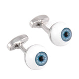 Blue Pupil Eye Shape Cufflinks – Unique Gift Ideas — 1