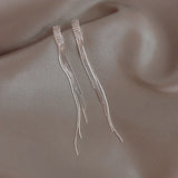 Temperament Simple Long Tassel Earrings – Useful Gifts — 3