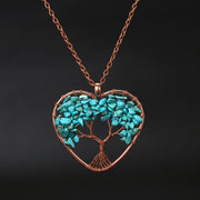 Natural Stone Colorful Tree Root Necklace – Jewelry Gift Ideas — 9