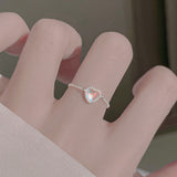 Bright Gradient Love Moonstone Pull-On Bare Chain – Gifts for Couples — 3