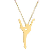 Dancer Girl Sports Necklace Pendant – Jewelry Gift Ideas — 4
