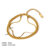 Stainless Steel Ornament Bracelet Female – Jewelry Gift Ideas — 20