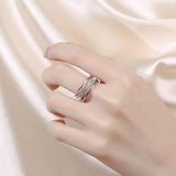 Multi-layer Line Fashion Special-interest Design Ring – Stylish Gifts — 3