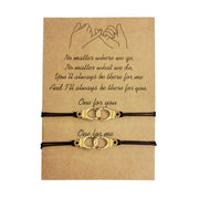 Heart-shaped Sunflower Wax Line Hand-woven Couple – Jewelry Gift Ideas — 12