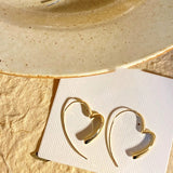 Simple Cold Style Love Heart Earrings – Stylish Gifts — 5