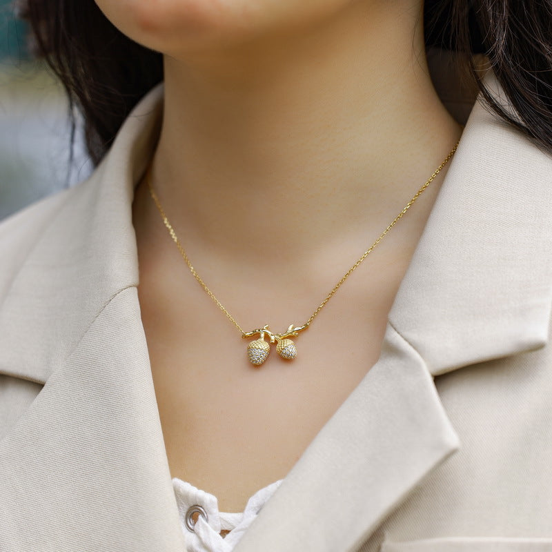 Fashion Personality Siberian Hazelnut Necklace – Jewelry Gift Ideas — 1