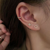 925 Silver Post Asymmetric Petite Mini Six – Meaningful Gifts — 3