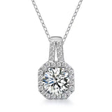 Moissanite S925 Sterling Silver Necklace – Jewelry Gift Ideas — 3