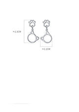 Silver Cute Cat Claw Earrings Sweet Girly Kitten – Cat Lover Gifts — 4