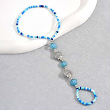 Women's Shell Bead Elastic Anklet – Gifts for Her — 4