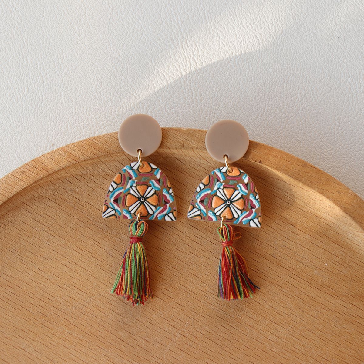 Fashion Tassel Long Earrings Ghost Check – Stylish Gifts — 1
