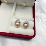 Hot Push Large Pearl S925 Silver Pendant Stud – Jewelry Gift Ideas — 7