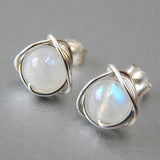 Colorful Imitation Moonstone Earrings Women's Fashion – Stylish Gifts — 1