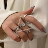 Frigid Wind Star Moon Retro Old Ring Women – Gifts for Her — 6