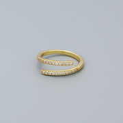 Inlaid Zircon Geometric Ring – Everyday Gifts — 8
