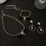 Fashion Braided Leather Chain Camellia Diamond – Jewelry Gift Ideas — 6